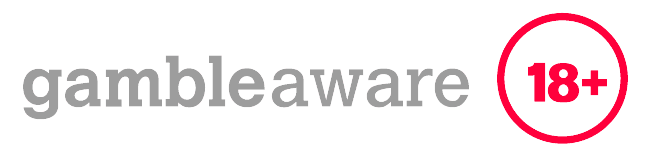 gamble aware and 18+ text